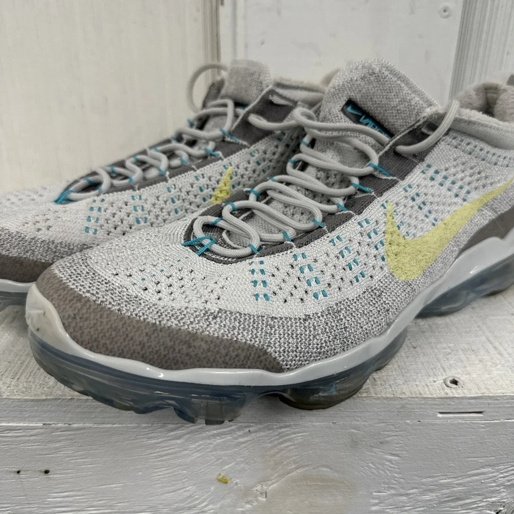 Nike Air VaporMax 2023 FK Flyknit Gray Men's Sneakers Shoes Size 12.5 DV1678-004